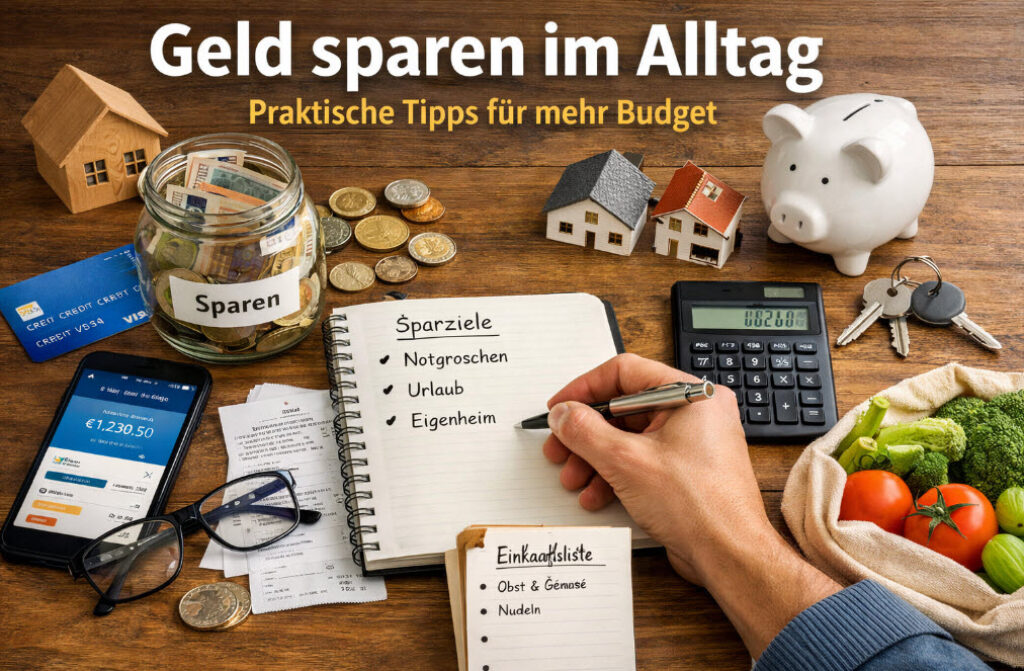 Geld sparen im Alltag