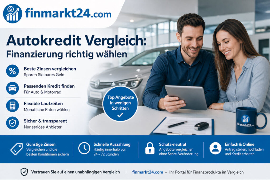 Autokredit Vergleich