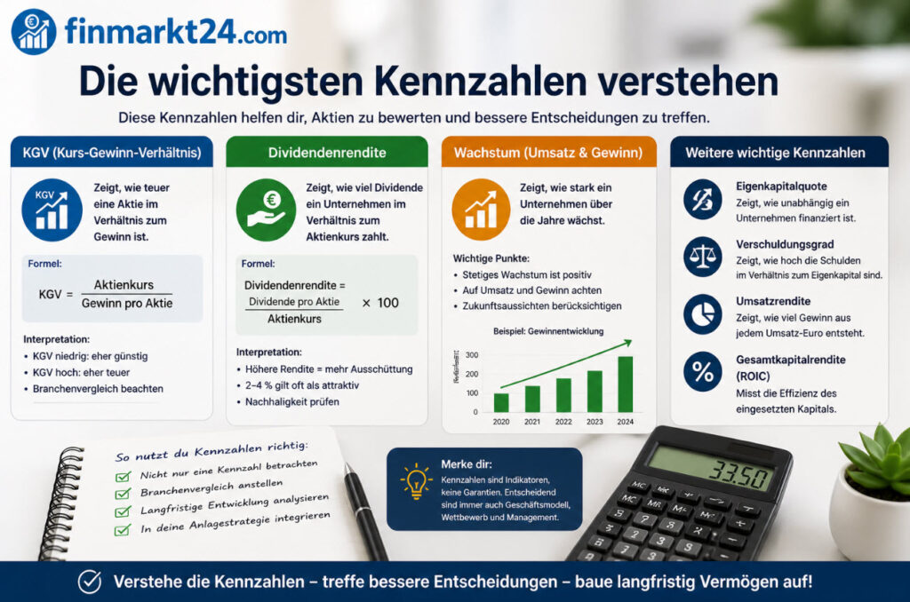 Die wichtigsten Kennzahlen verstehen