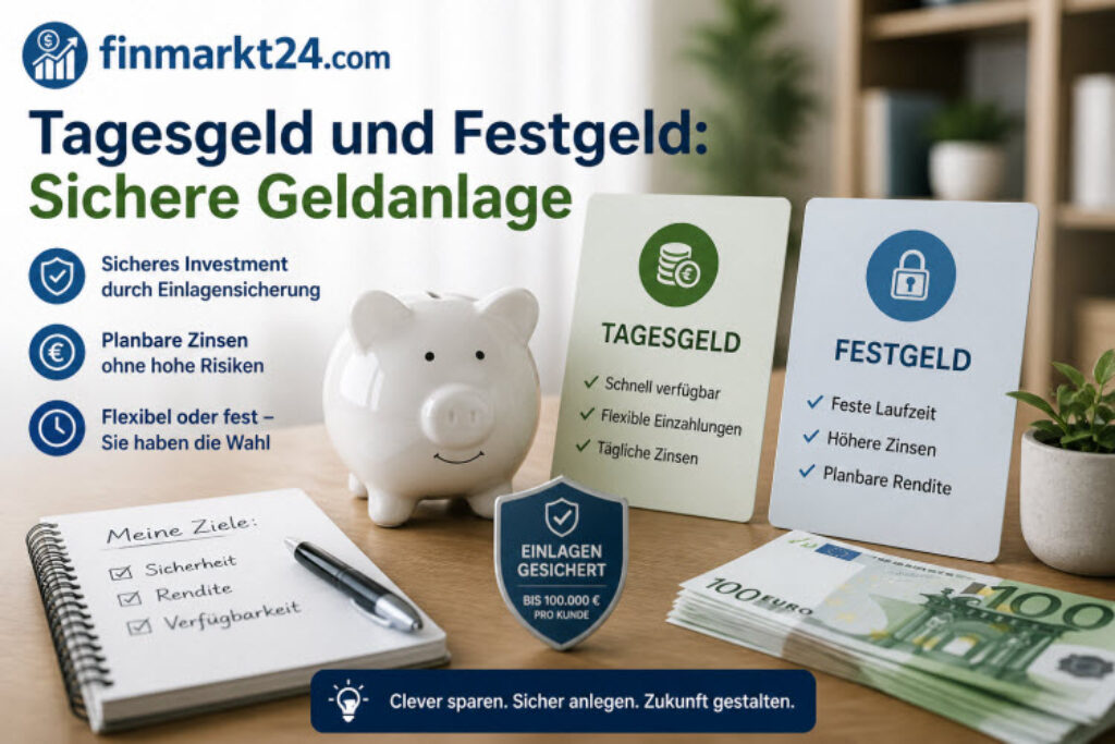 Tagesgeld und Festgeld